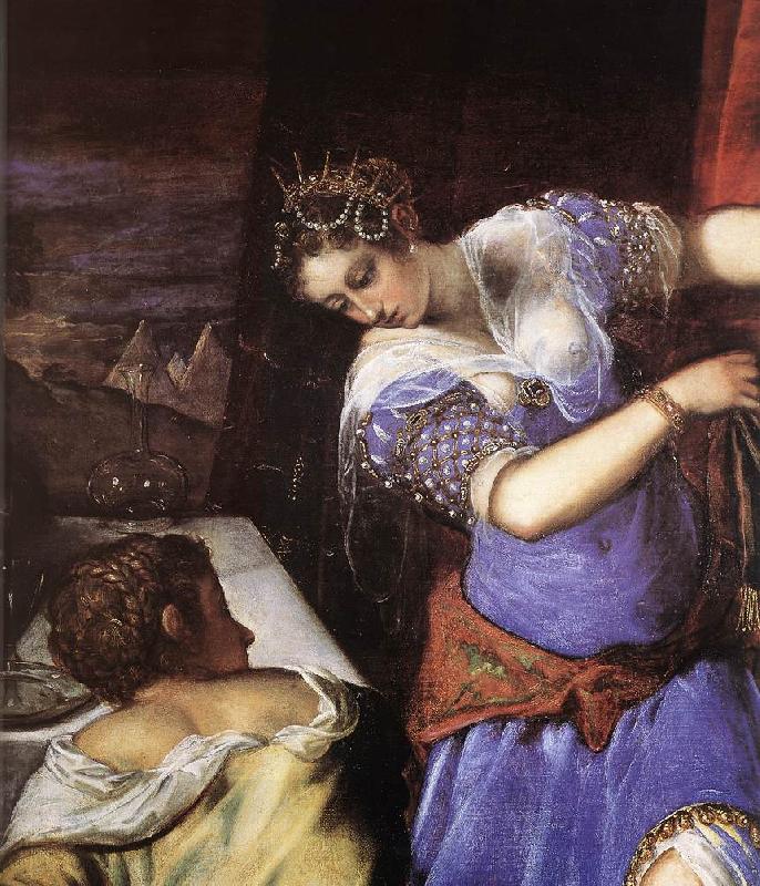 TINTORETTO, Jacopo Judith and Holofernes (detail) s oil painting picture